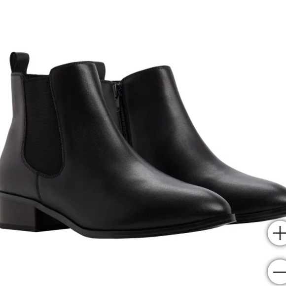 Aldo Shoes - Aldo Women's Leather Chelsea Boot - Black size 7